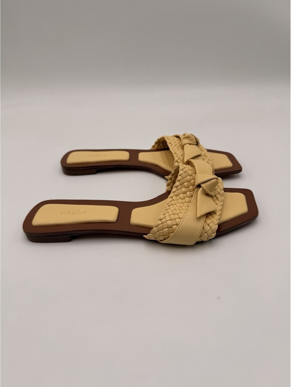 Alexandre Birman Clarita woven leather flat slides Size 36.5